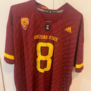 Arizona State jersey, size: xl, maroon and gold,
